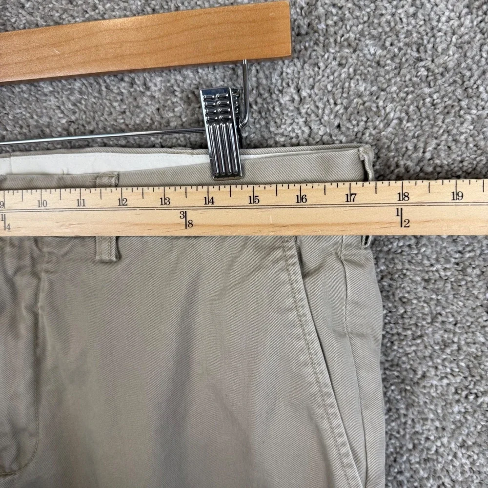 Polo Ralph Lauren Preston Pant‎ Mens 34x31 Khaki Tan Cotton Twill Chino Straight